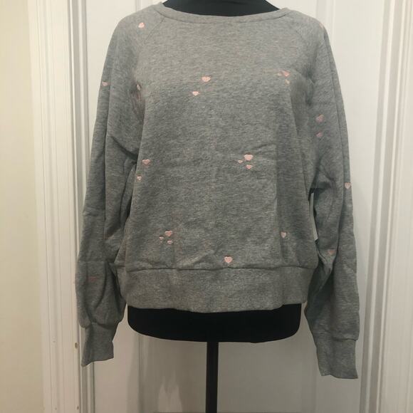 Honeydew Intimates Womens Over The Moon Sweater Sz Small Heather Gray Pullover - Picture 2 of 9